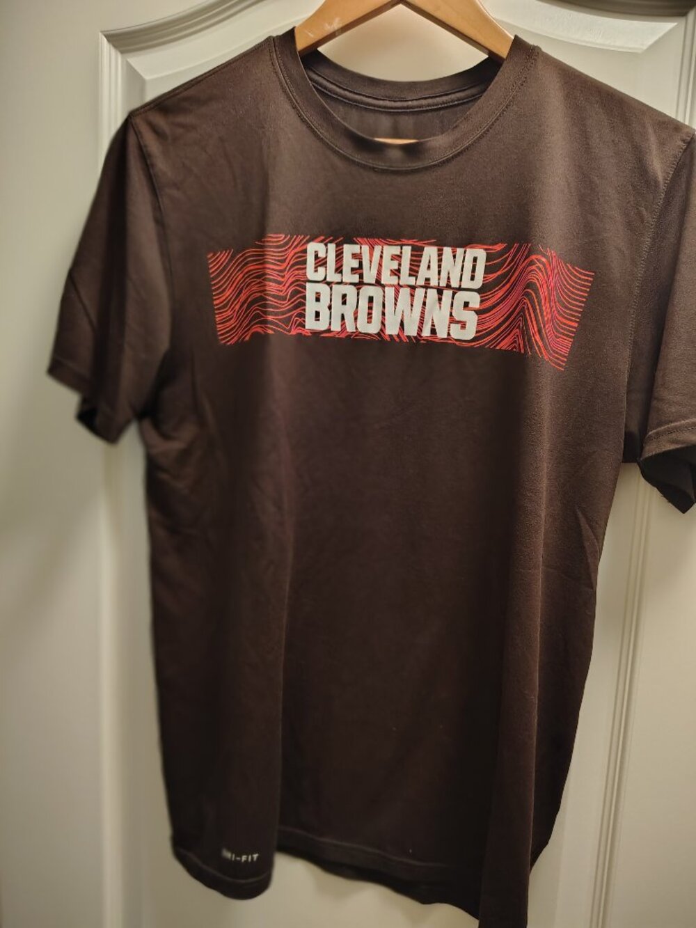 Men's NFL Browns athletic cut dri-fit tshirt